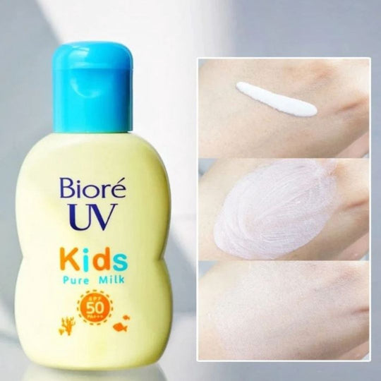Biore UV Kids Pure Milk Sunscreen SPF50+ PA+++ Protector Solar Niños